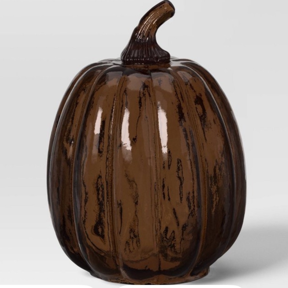 Small Glass Pumpkin Amber -
Threshold™
